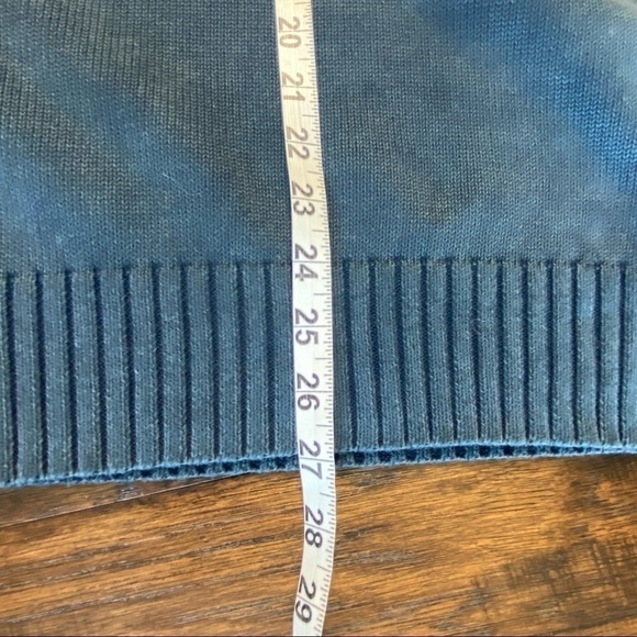 LEE VALLEY 1/4 Zip Cotton Sweater, Made in Ireland - Picture 11 of 13